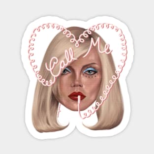 Blondie Call  Me Sticker